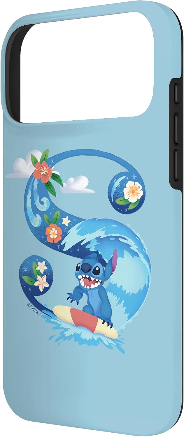 Disney Alphabet Monogram Lilo & Stitch Letter S for Stitch Case for iPhone 17 Pro Max