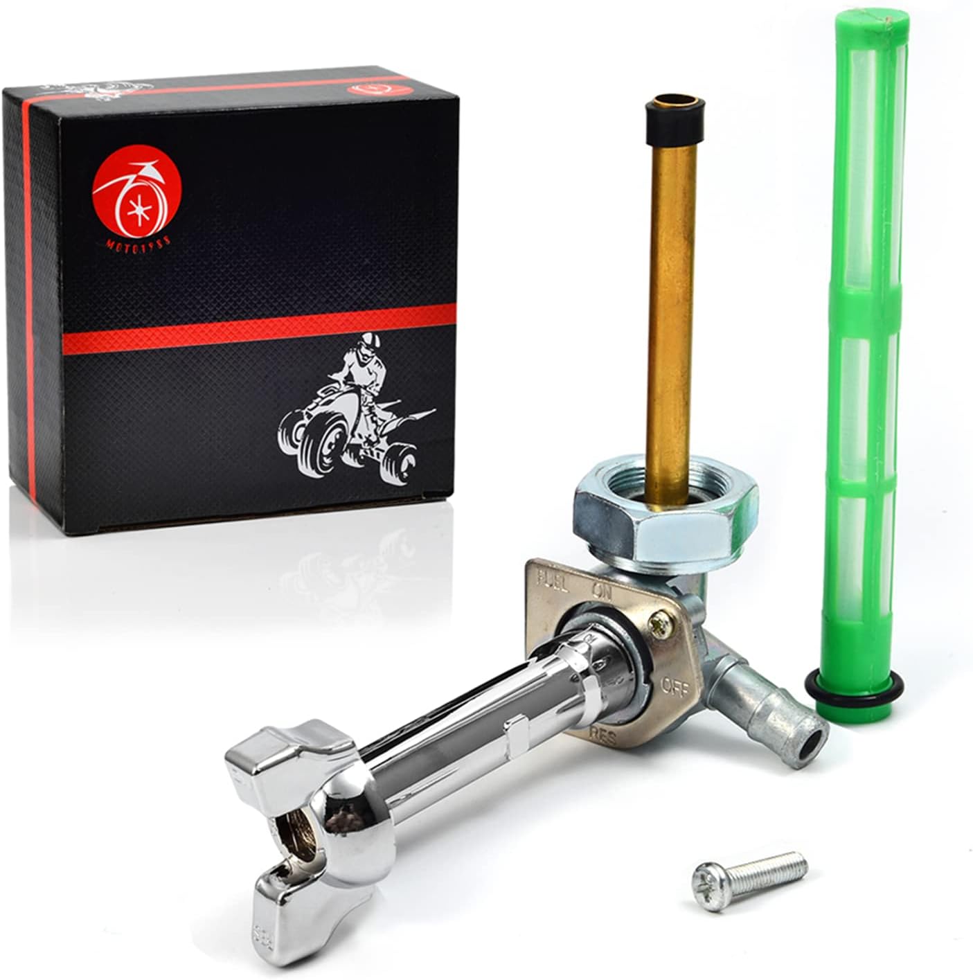 Fuel Petcock Valve & Lever Compatible with Honda Shadow 600 VLX 600 VT 600 1988-2007