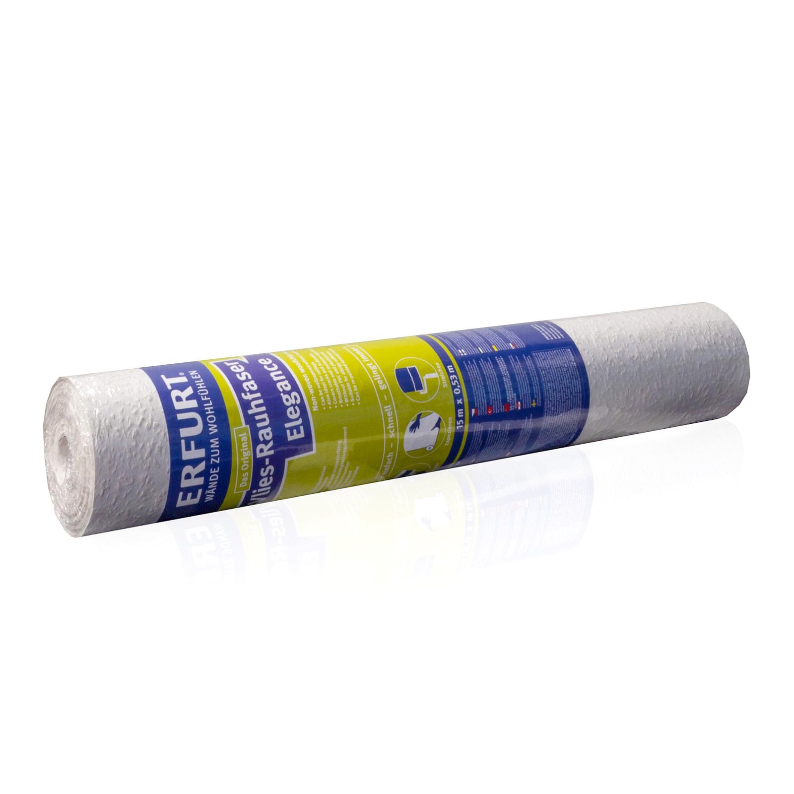 Erfurt Vlies-Rauhfaser Elegance 15X0.53 DIY Vlies Rauhfasertapete 12 Rollen 1000305
