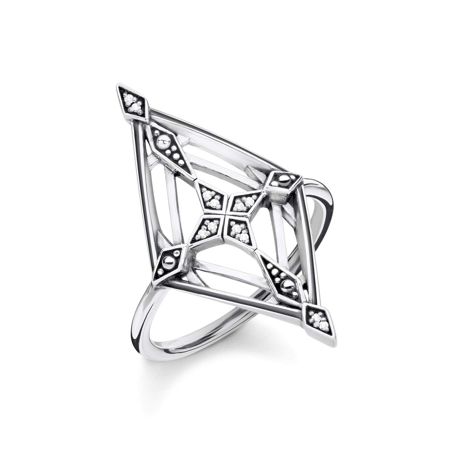 Thomas Sabo TR1978-415-12 Anello a Corda in Argento 925 Placcato Oro Rosa