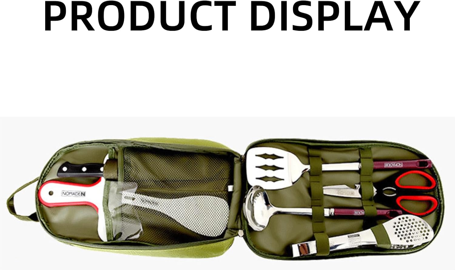 Portable Camping Kitchen Utensil Set, 8pcs Camping Accessories Cooking, Camping Kitchen Set, Camp Kitchen Accessories & Organizer, Camping Utensil Set, Camping Equipment, Camping Tools & Stuff