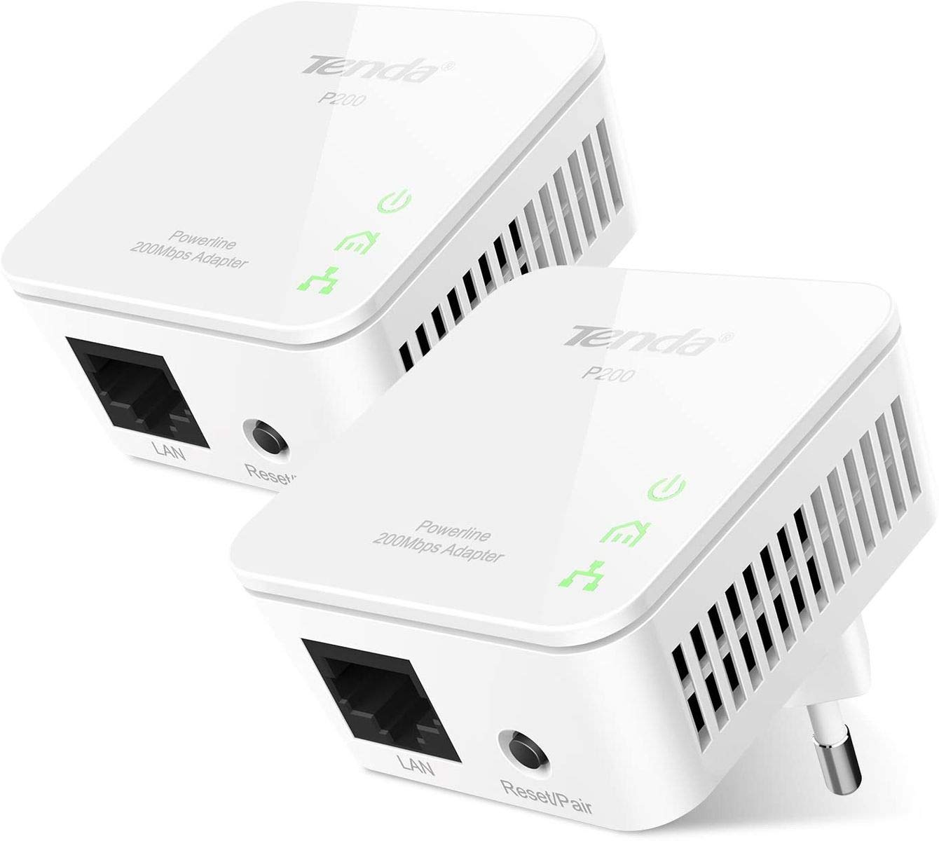 Tenda P200 Kit Network repeater White 10, 100Mbit/s - network extenders (Network repeater, 200 Mbit/s, 10,100 Mbit/s, 10/100Base-T(X), IEEE 802.3,IEEE 802.3u, 200 Mbit/s)