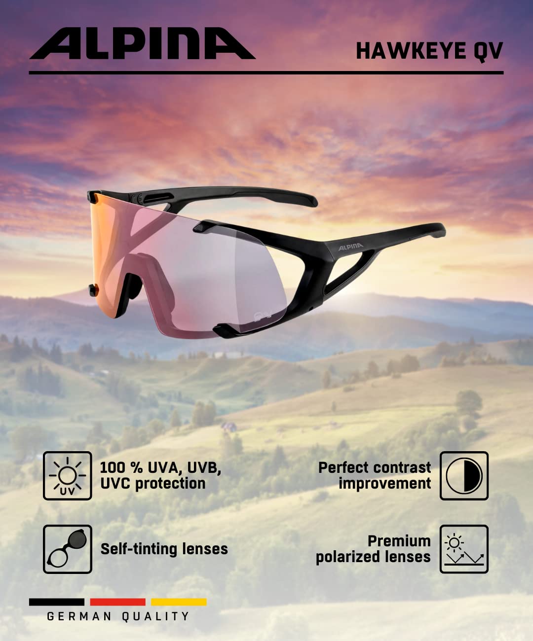 ALPINA Unisex - Adulti, HAWKEYE