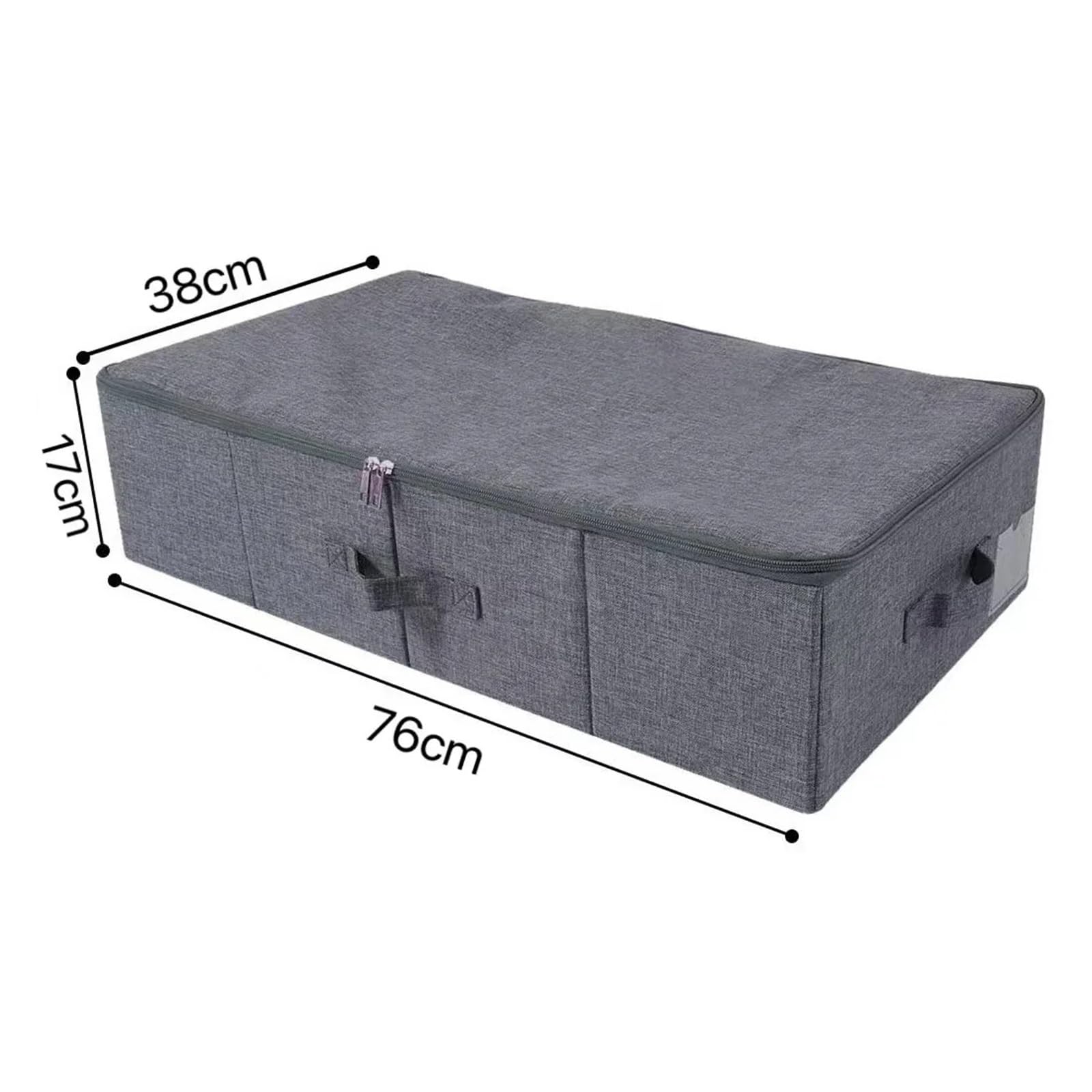 Faltbare Aufbewahrungstaschen Aufbewahrungsbehälter for unter das Bett, Schrank-Organizer mit 3 Griffen, stabiler, faltbarer Aufbewahrungsbehälter for Kleidung, Aufbewahrungstasche aus dickem Stoff fo