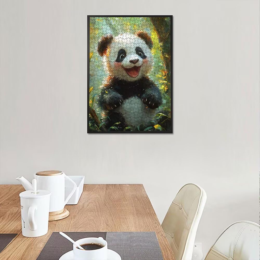 Puzzle 5000 Pezzi, Panda Carino 3D Puzzle per Adulti Impegnativo, Educa Puzzles Artistico, Divertente E Stimolante Puzzles Decorativo per La Famiglia, Regalo e Decorazione Pareti DX0YL6-973