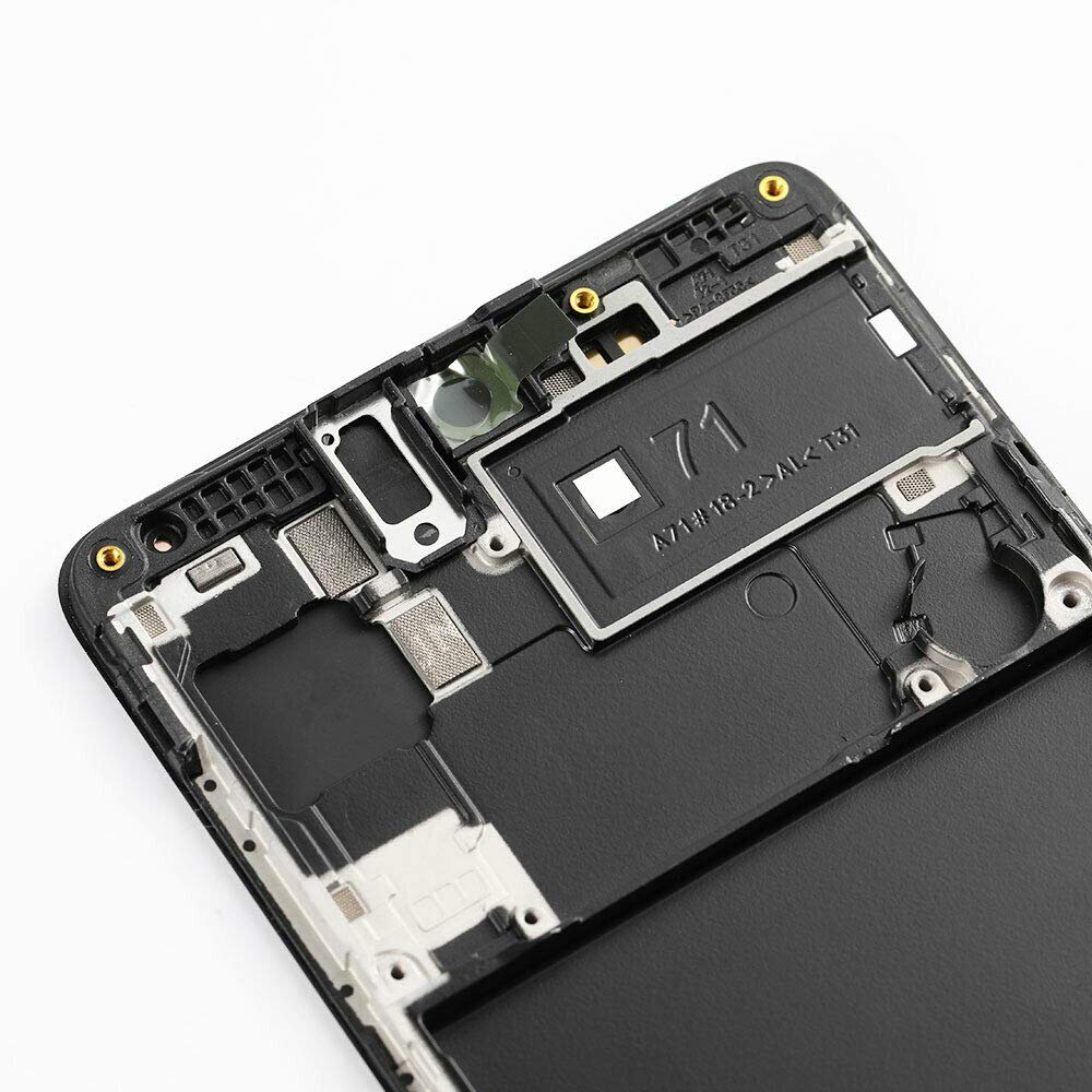 per Samsung Galaxy A71 2020 A715F/DS A715U A715U1 A715F OLED Display LCD Touch Screen Digitizer + Sostituzione Telaio Nero