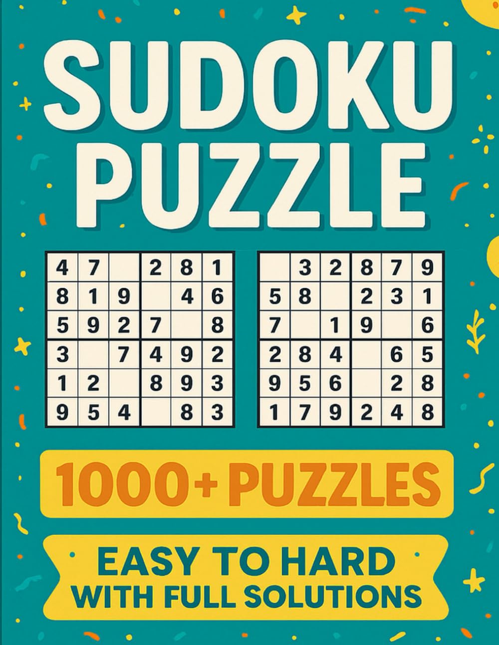 Sudoku Puzzle: 1000+ Brain-Boosting Puzzles