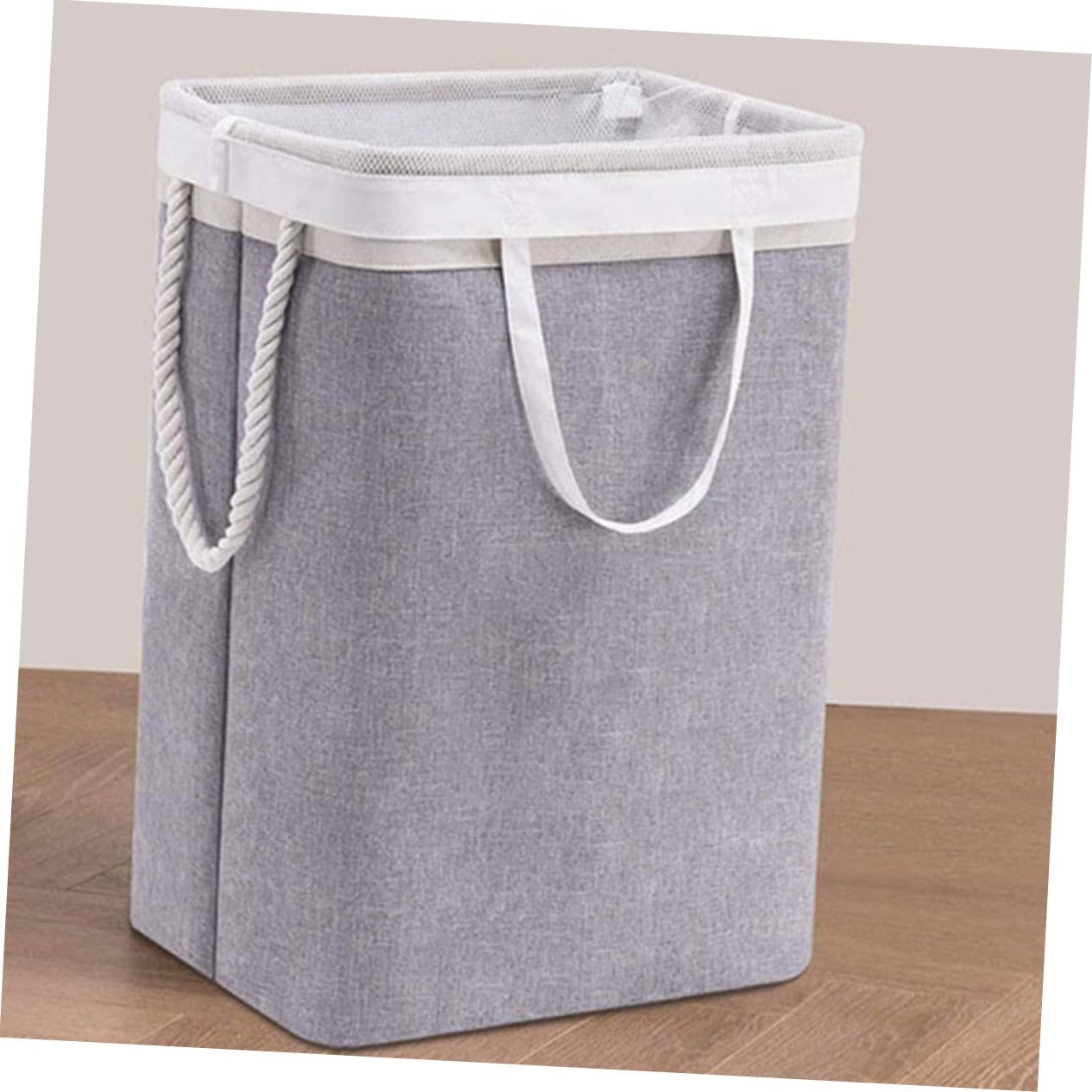 Cesto Bucato Pieghevole Misura Piccola Beige Grigio