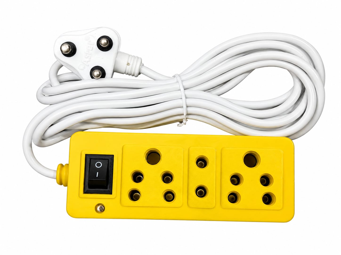 Extension Board with 3 Sockets and Master Switch, Yellow | Long Cord, 3-Pin Plug, Indicator Light, Home & Office Use, Surge Protection-picture-29