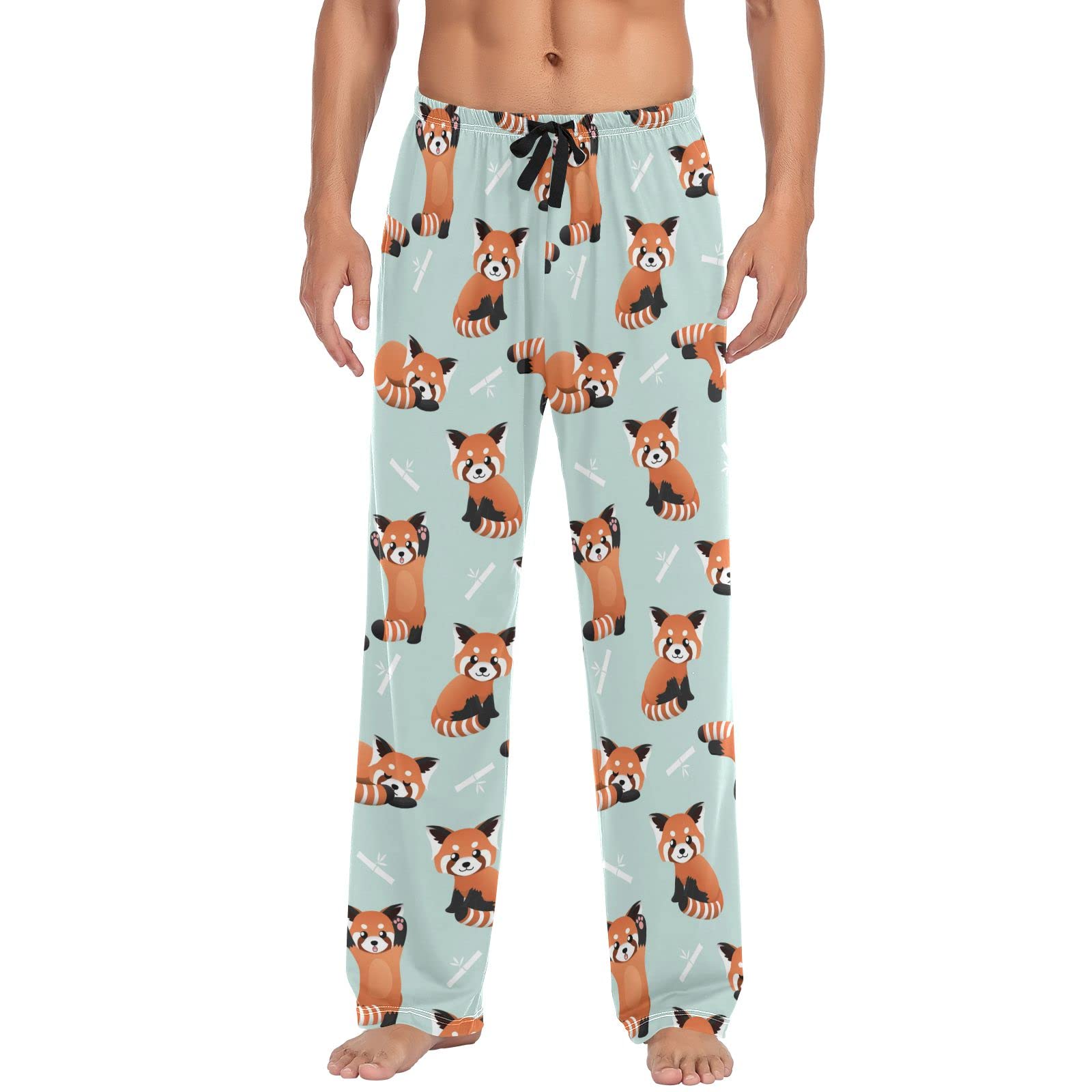 Ollabaky Men's Pajama Pants Pjs Bottoms with Pockets Sleep Lounge Pants for Men