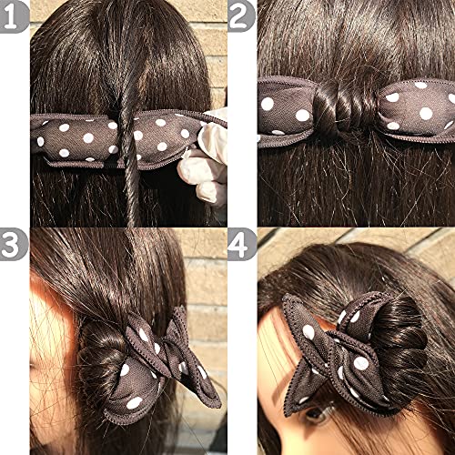 Aimin Hair Rollers Night Sleep Foam Hair Curler Rollers Flexible Soft Pillow No Heat Hair Rollers Diy Sponge Hair Styling Rollers Tools (20 Pcs, Black) #TOP2