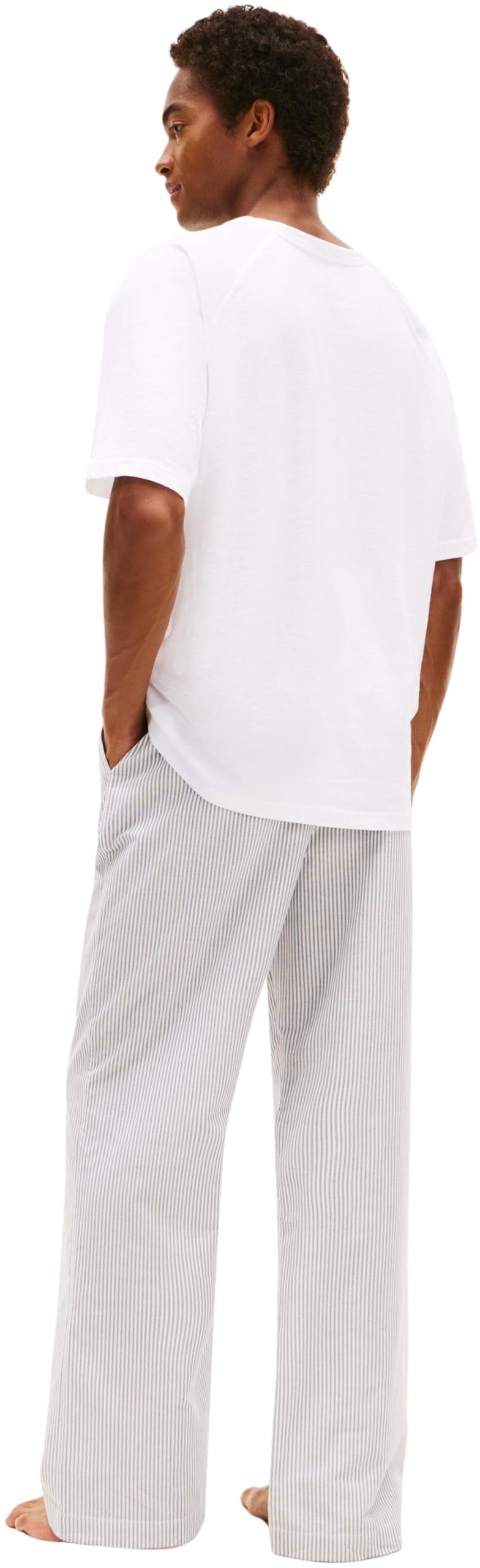 Tommy Hilfiger T-Shirt Manches Courtes Homme Tee en Coton