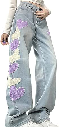 Jeans Baggy Pour Enfants - Style Décontracté - Coupe Droite