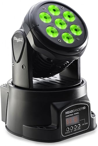 Stagg SLI MHW HB10-1 LED Headbanger 10 LED Cabeza móvil Luz interior