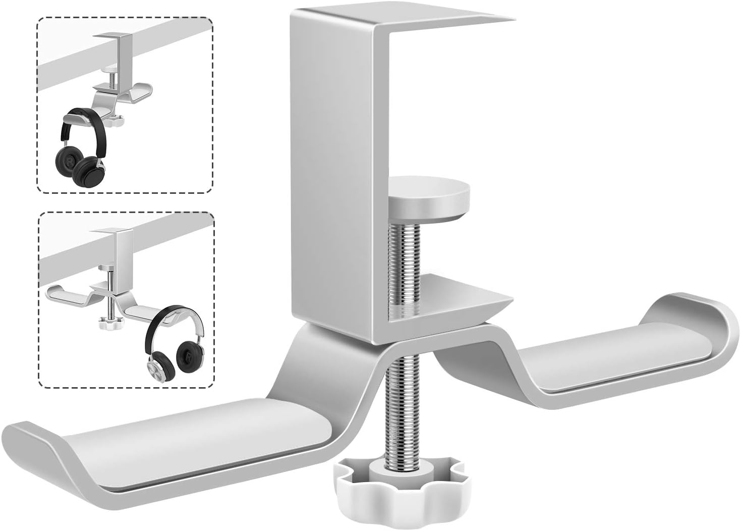 MoKo Headphone Stand, 360 Degree Rotatable Aluminum