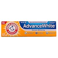 Vista 8 de Arm & Hammer Advance Pasta de dientes blanca, 0.9 onzas (paquete de 3)