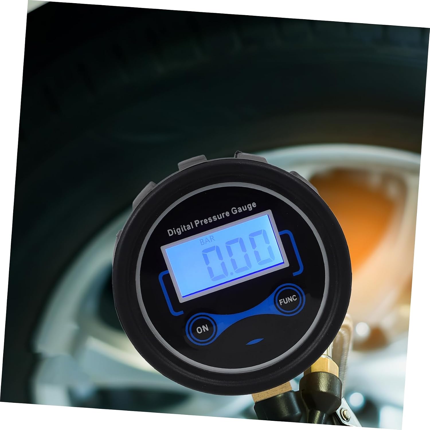 Unomor Digital Tire Pressure Gauge Accurate Car Tyre Pressure Tester LCD Display for Cars Bikes RVs Lightweight and Portable