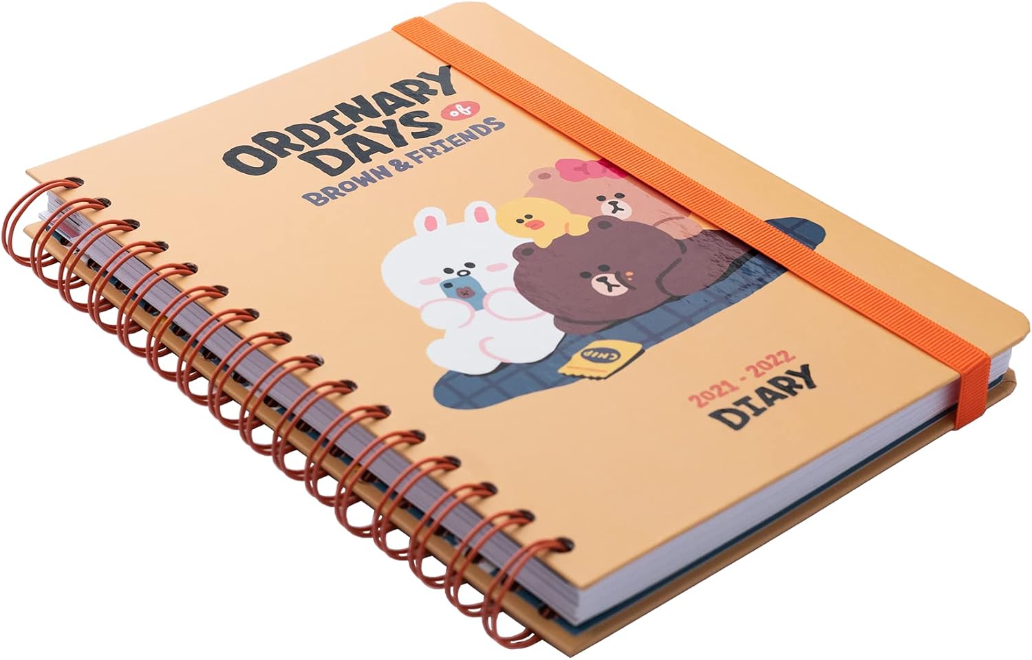 Grupo Erik: Official Line Friends Academic Diary 2021-2022 A5 Week to View - 12 Months Mid Year Diary August 2021 - July 2022