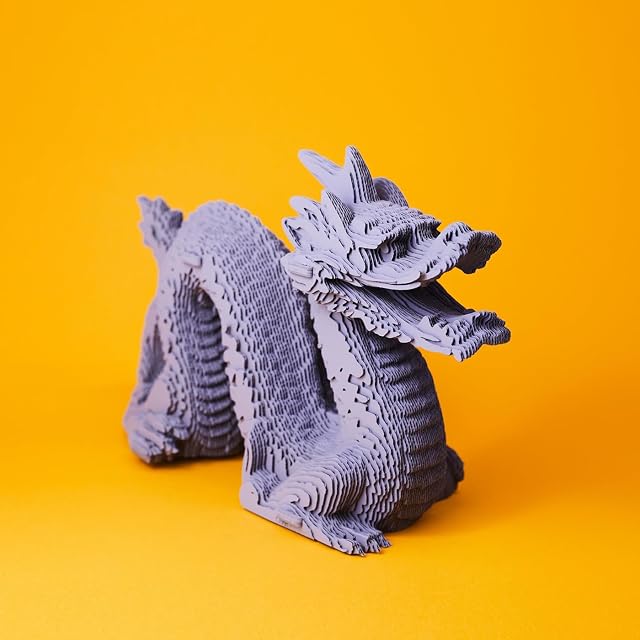 Foto 6 de 8 de CARTONIC Dragón Puzzle 3D de Cartón - Maqueta para Montar