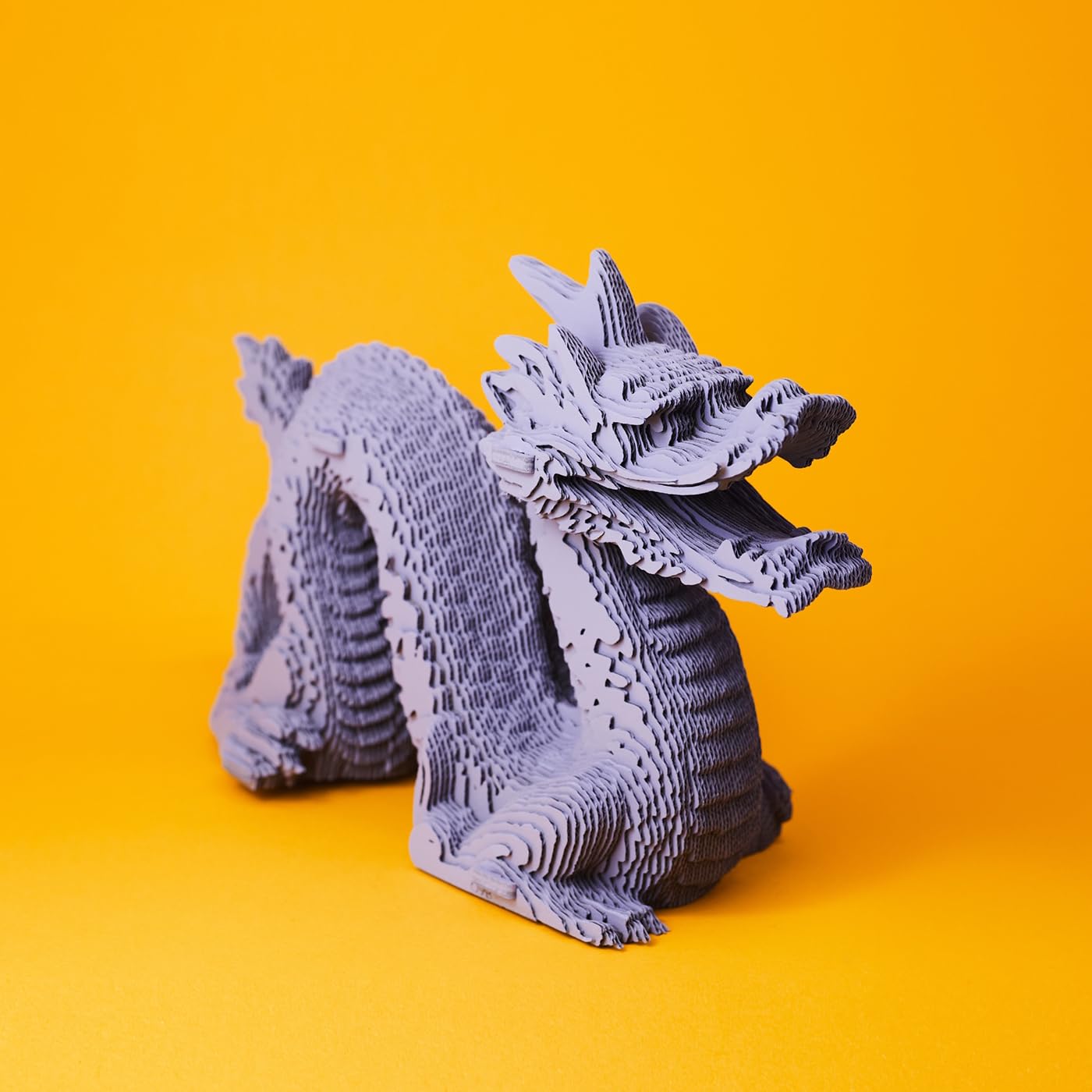 Dragón Puzzle 3D de Cartón – Maqueta para Montar