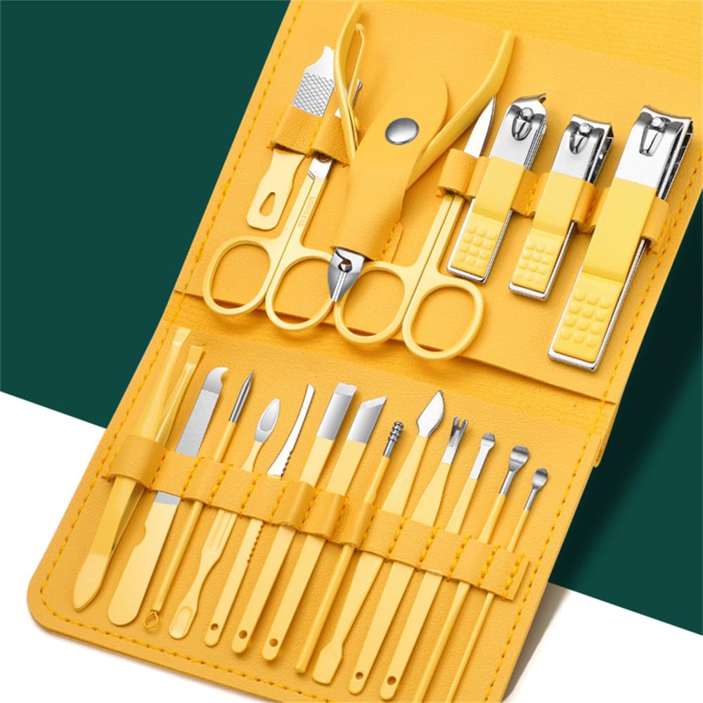 YJYJY Nail clippers Manicure Cutters Nail Clipper Set Portable Stainless Steel Ear Spoon Clippers Pedicure Scissors Toos
