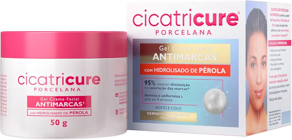 Cicatricure - Porcelana Gel Creme Facial 50g