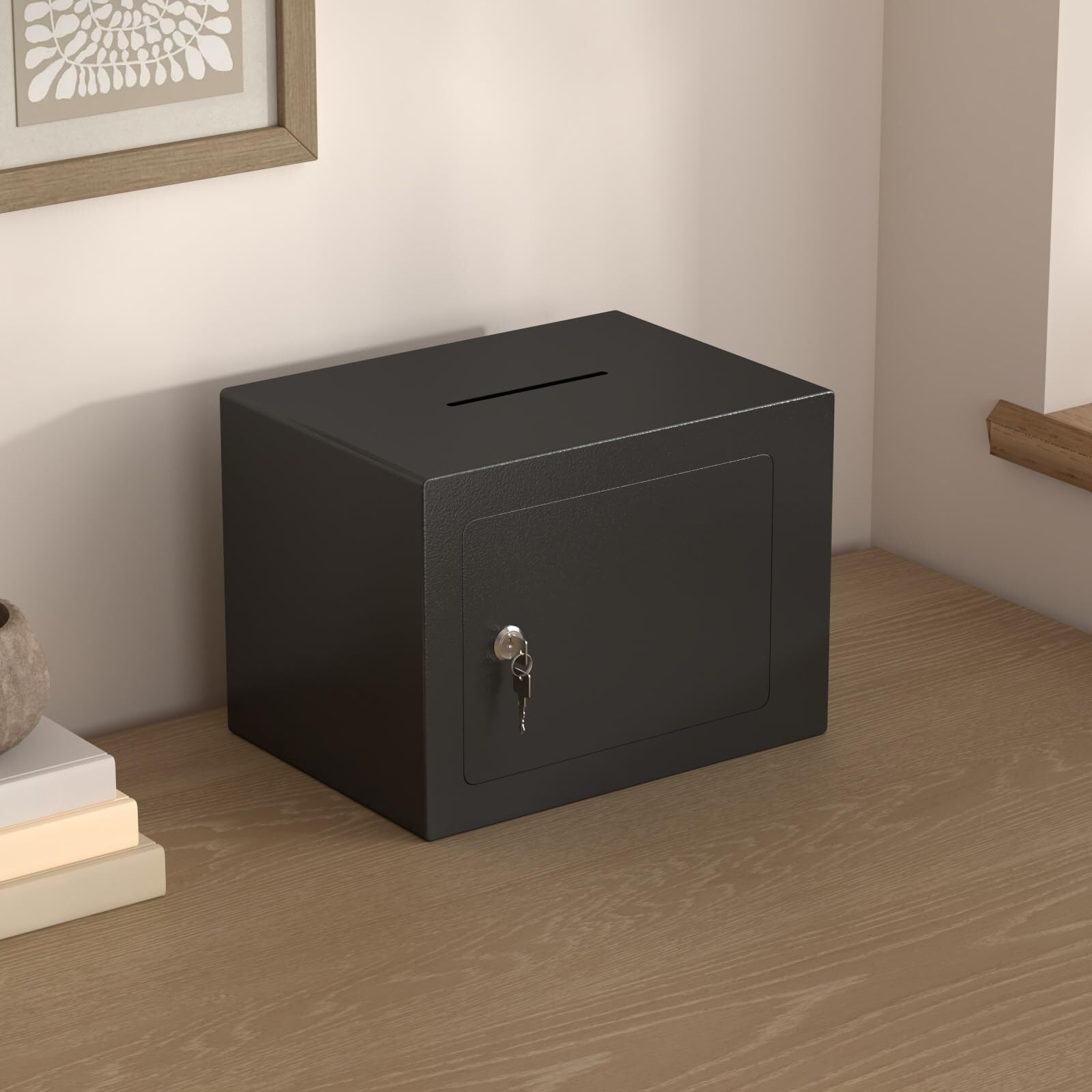 coffre Petit coffre-fort portable avec serrure, coffres-forts compacts | Bijoux et objets de valeur for factures Cartes Bureau de voyage à domicile