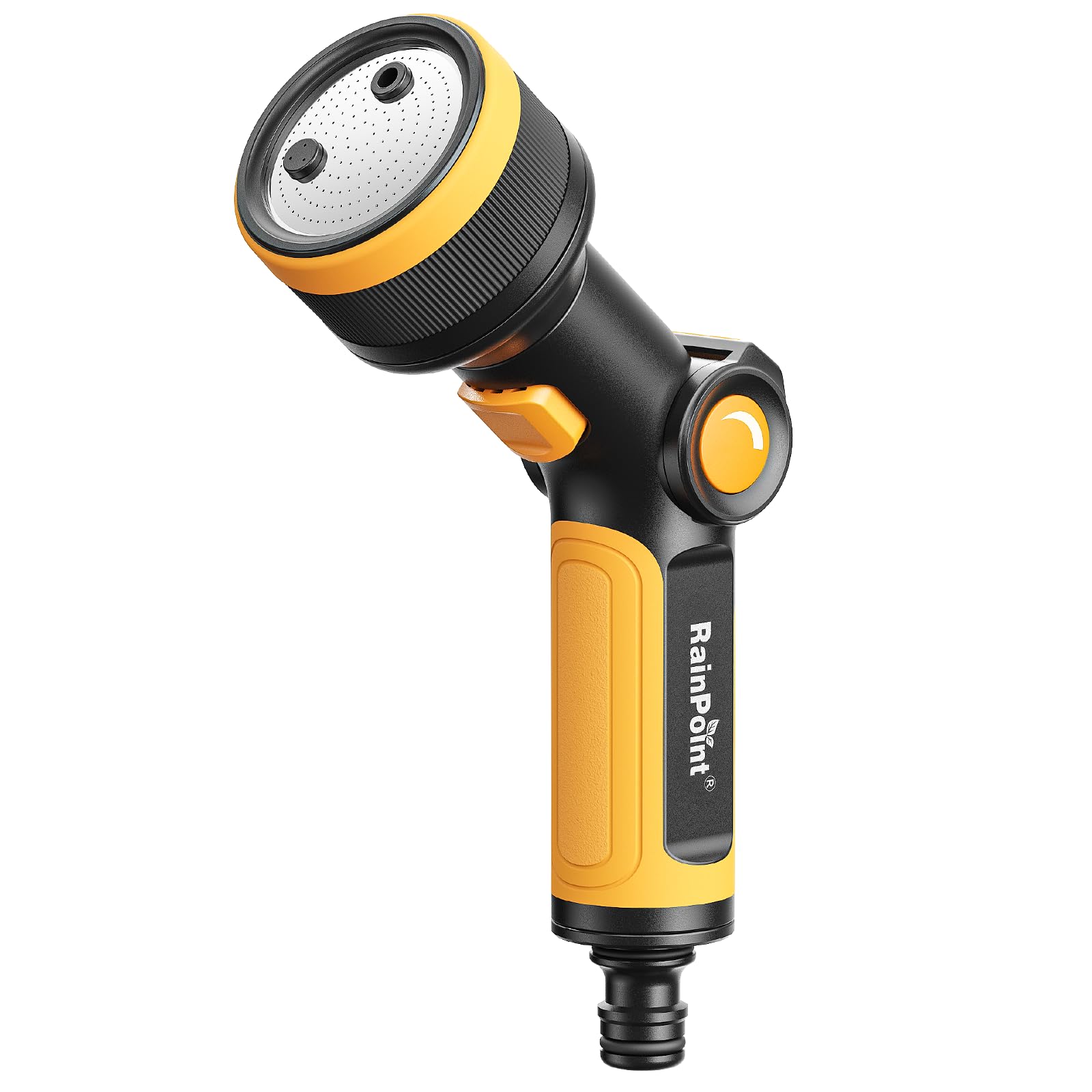 RAINPOINT Garden Hose Spray, Hose Nozzle with 3 Patterns, Thumb Control, Hose Pipe Spray Gun for Potted Plants, Flower Beds, Small Area Watering