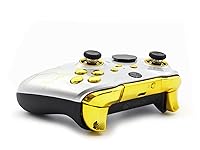 Vista 5 de Modded Zone UN-MODDED Custom Controller Compatible with Xbox ONE Elite Series 2 (Gold Thunder)