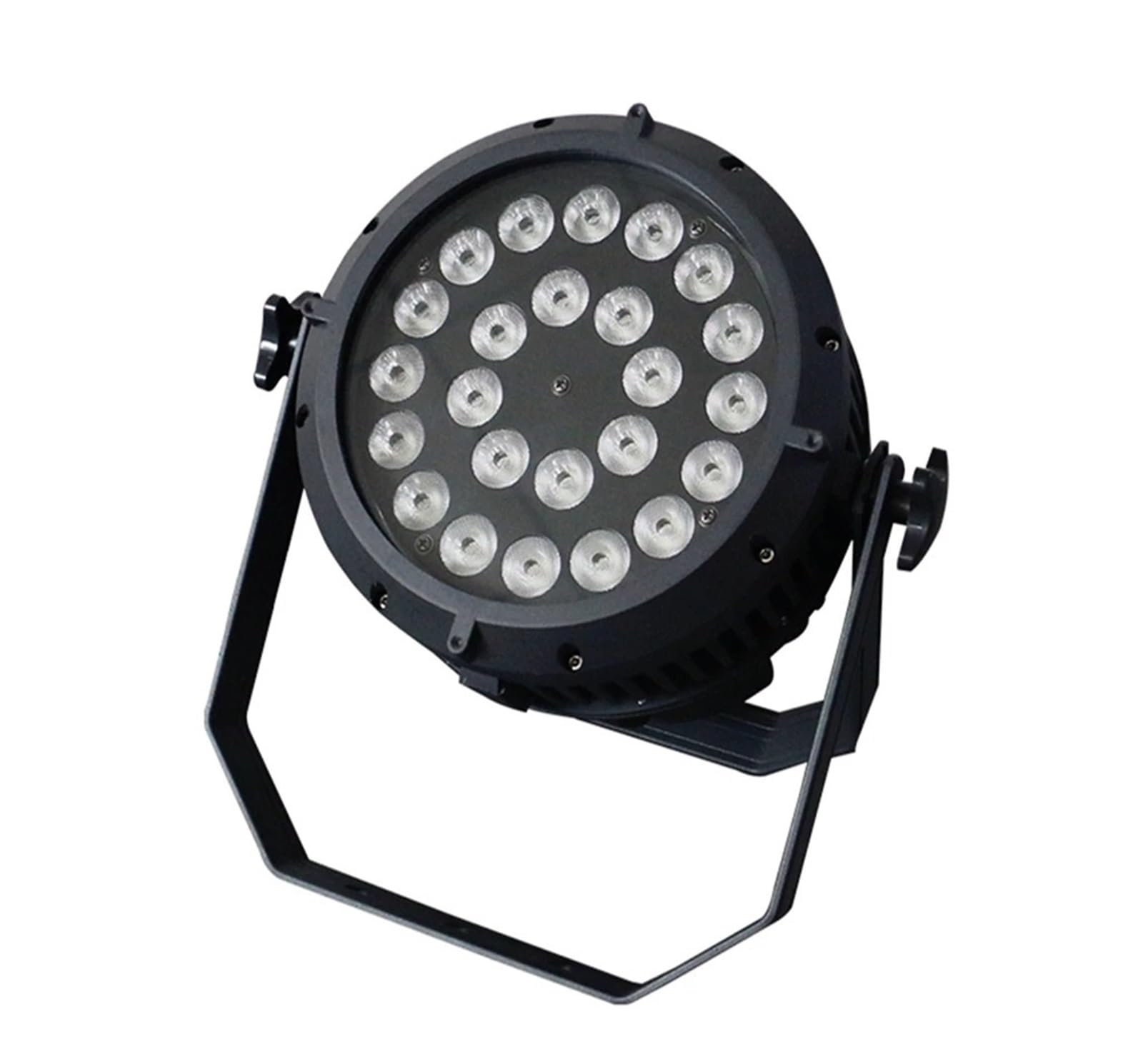 Luces LED for DJ, 24 x 18 W, IP65, resistentes al agua, 6 en 1, equipo profesional for DJ de escenario, for bodas, discotecas y fiestas Uso en interiores y exteriores(Black_24x18W RGBWA UV)