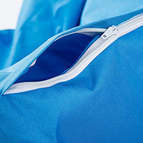 Springcmy 1pc Home Soft Lazy Sofa Cozy Single Chair Durable Furniture Unfilled Lounge Bean Bag (Sky blue, OneSize)