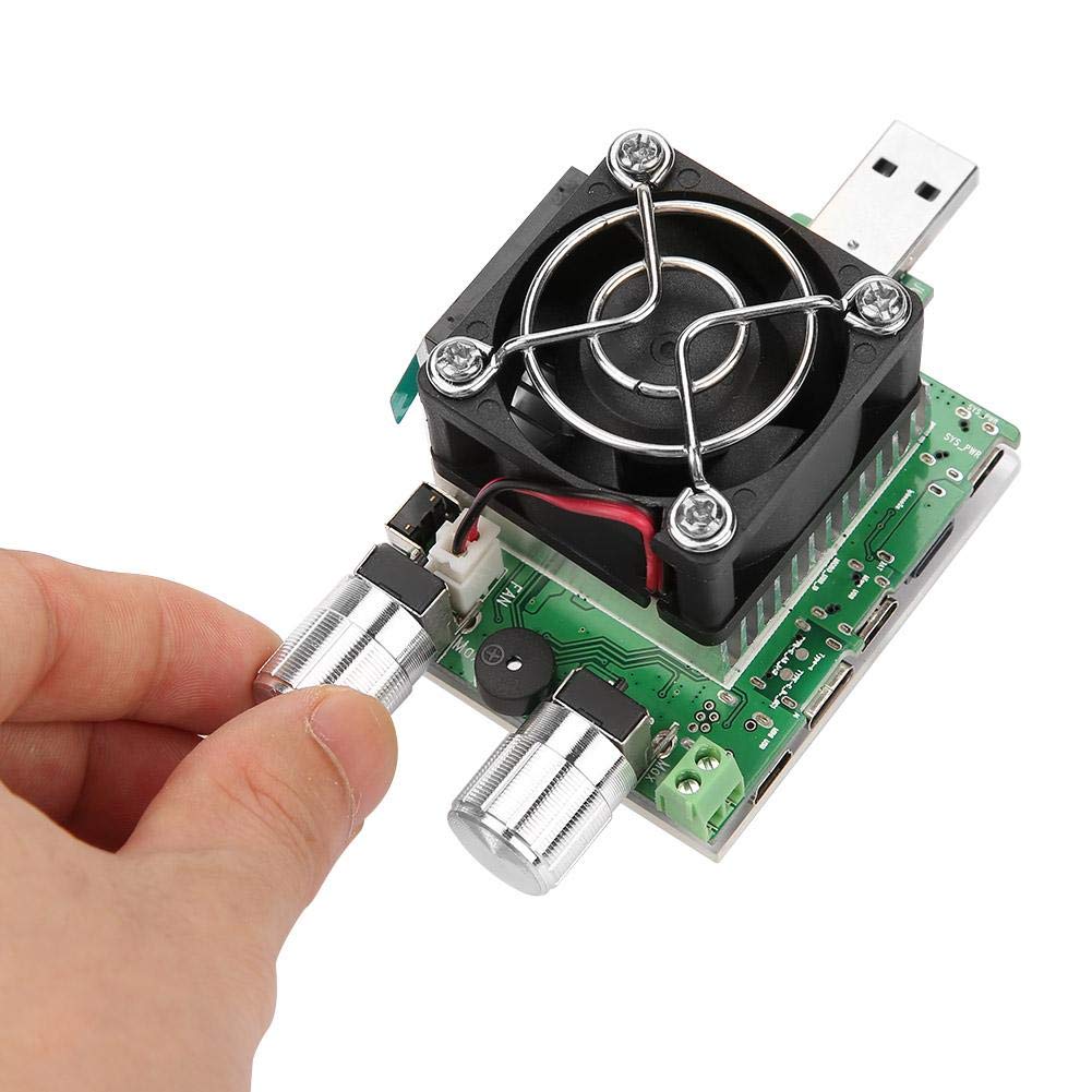 Adjusting knobs on Akozon USB Load Tester