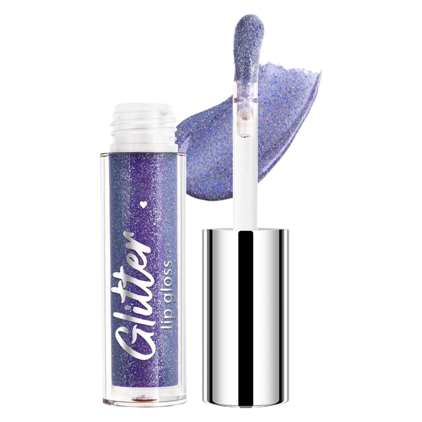 Aislor Shimmer Lip Gloss for Women High Shine Liquid Lipstick with Glitter Pigmented Waterproof Non-Sticky Feel for Daily