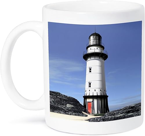 3dRose Luz Cámara – Luz Cámara – Tazas, Blanco