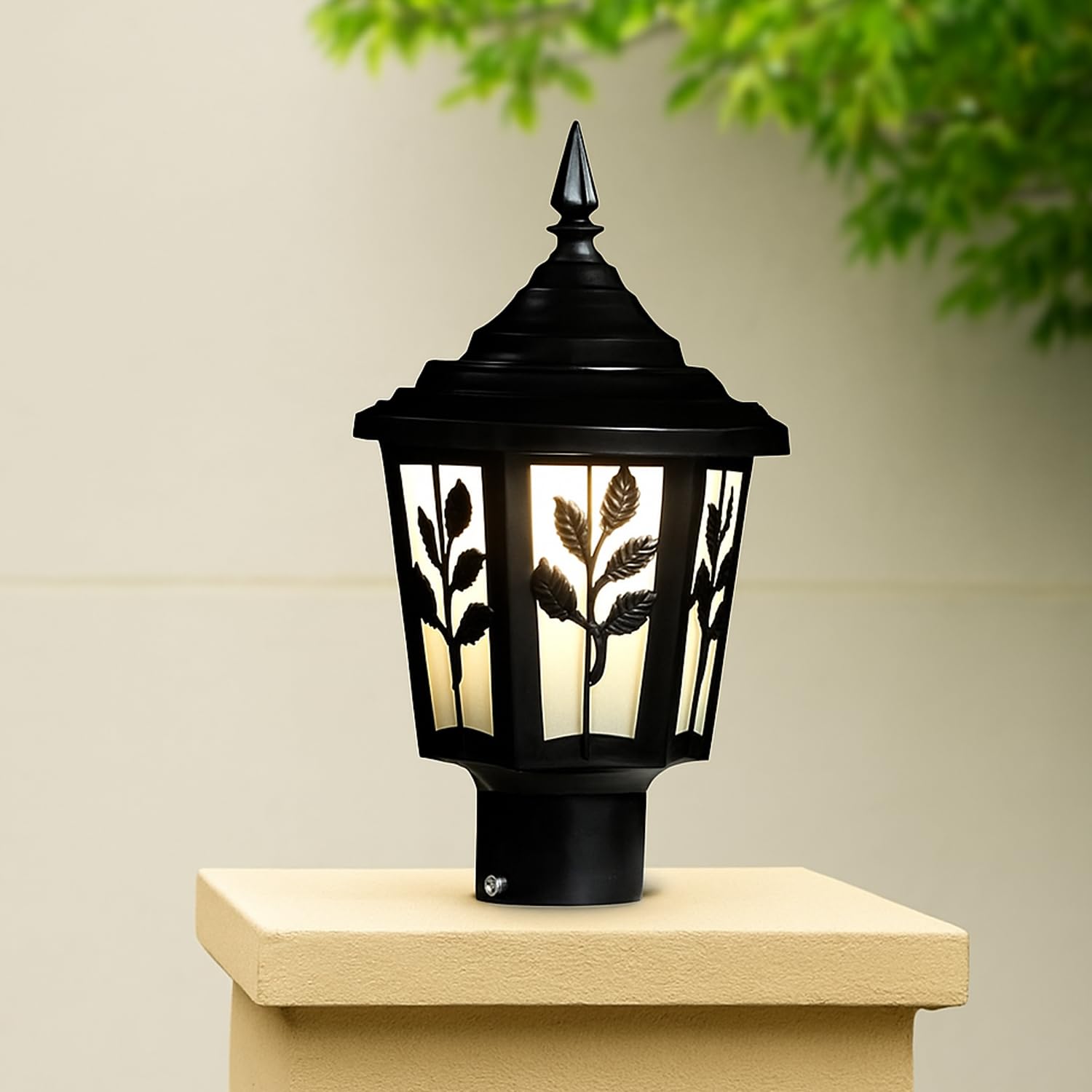 WhiteRay Golden Gate Light - Outdoor Pillar Lamp -18