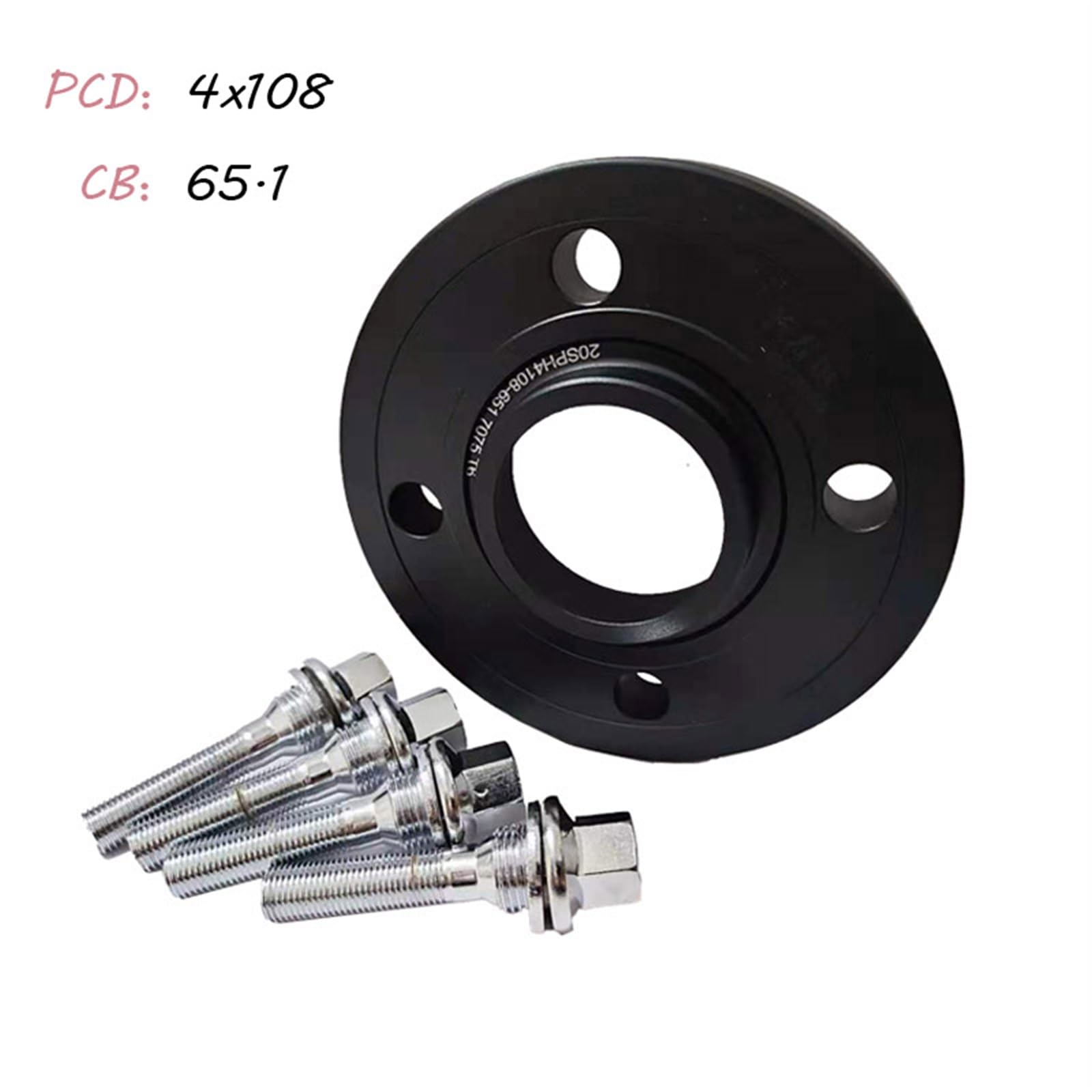 Zestaw dystansowy koła 4x108 CB 65.1 Adapter koła, dla Citroen