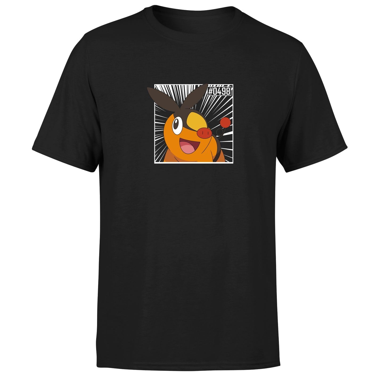 Zavvi Unisex Multi Official Pokémon Tepig T-Shirt Mens Black - M