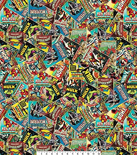 Marvel Comics 1 Yard Cut Fabric 36x 44in