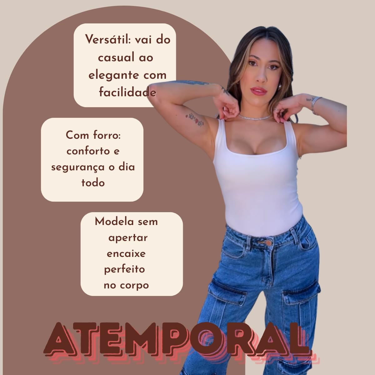 Body Feminino Algodão 96% com Forro Regata collant – Gola Alta Confortável, Não Marca, Respirável – Básico e Versátil – YASDA em promoção! Veja a oferta e mais achadinhos de Blusas 9 Hoje é o melhor dia para comprar Body Feminino Algodão 96% com Forro Regata collant – Gola Alta Confortável, Não Marca, Respirável – Básico e Versátil – YASDA com aquele preço maroto! Promoção! Aproveite a oferta! 9