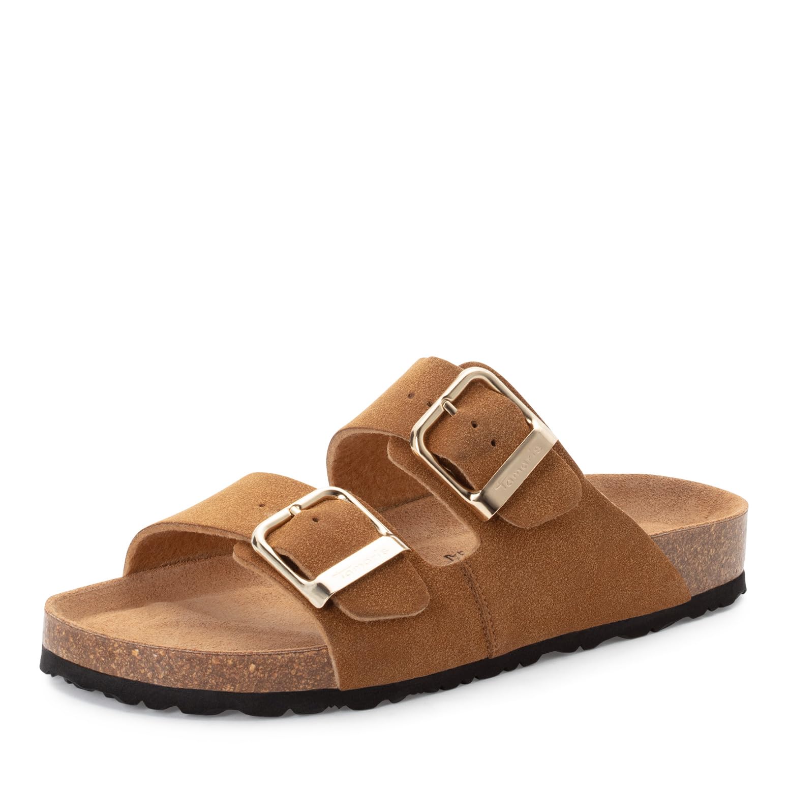 Tamaris Women Footbed Slide flat brown 4 UK