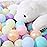 STARBOLO Ball Pit Balls for Toddlers Pack of 100 200 500 Crush Proof Plastic Toy Balls Non-Toxic Non-Phthalates Non-BPA 2.2-Inch Balls for Ball Pit Party Decoration, Photo Props