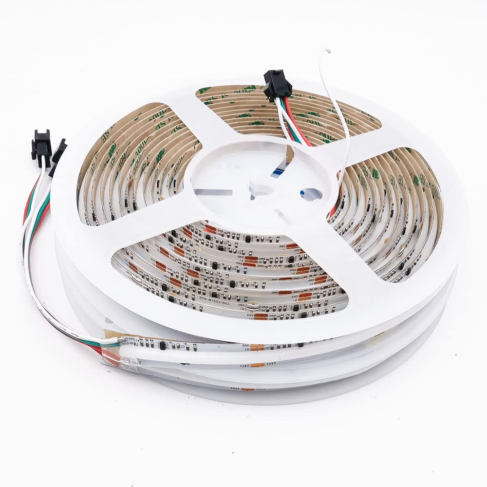 Tiras LED COB de colores completos 720 LEDs/m WS2811 Smart RGB direccionable magia digital pixeles luces DC12 V/24 V, no resistente al agua (WS2811 720LEDs COB 24 V)