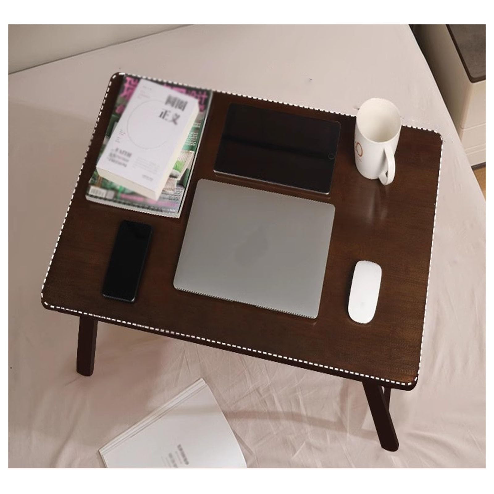 Składane biurko do laptopa, przenośny laptop dla większej konstrukcji biurka, wolny i nieograniczony, niezawodna nośność, a pulpit nie może być łatwo wygięty