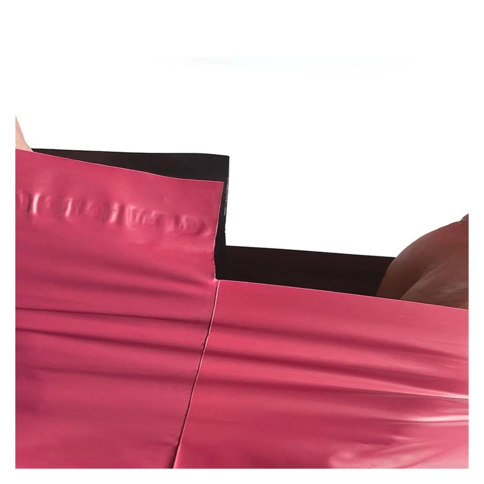 Buste Postali Buste postali for corriere Marroni e Rosse, imballaggio in polietilene, Busta autoadesiva in plastica, Busta for corriere Espresso, Busta Postale for spedizione(32x43CM 50Pcs)