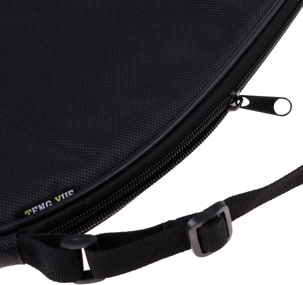 Squash Racquet Cover Bag for Training - Adjustable Shoulder Strap, Oxford Material, Shockproof Padding - for Tennis, Badminton, Gym, Fitness, and Practice Gear, 71x25cm, Black