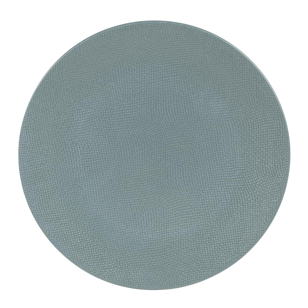 TABLE PASSION - Assiette à dessert Vésuvio bleu 21 cm (lot de 6)