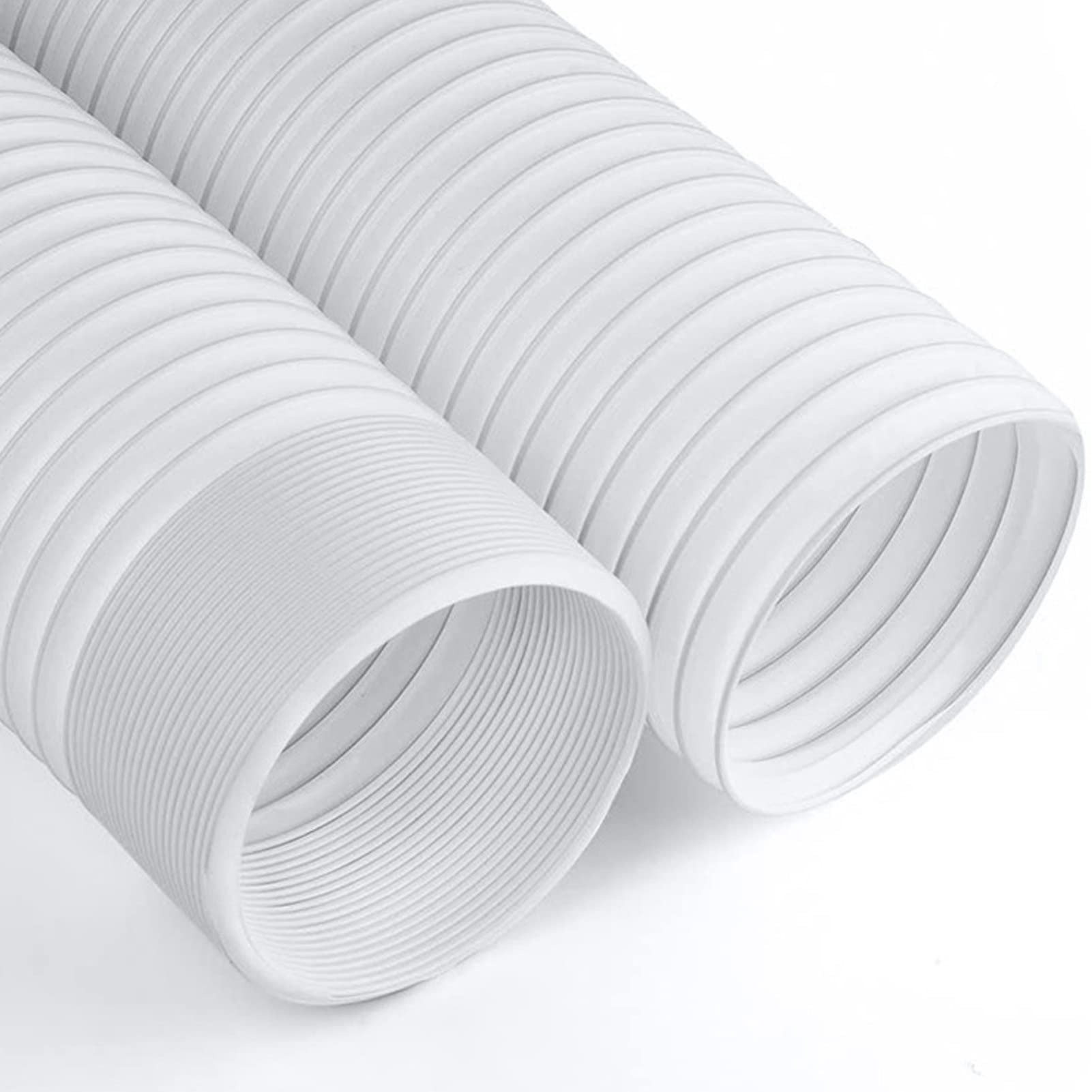Manguera de Escape para Aire Acondicionado, Ø150mm, de Longitud, Flexible, Plegable y Estirable, Tubo de PP Reforzado con Alambre de Acero