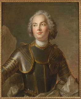 NHPVHNRW Famous Modern Artwork Famous Art Print Count Tarlo by Jean Marc Nattier Classic Painting for Home Decor 60x90cm