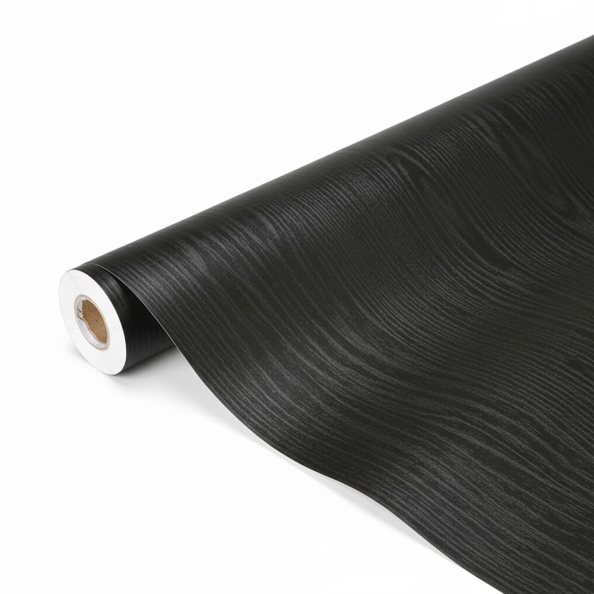 Ambiance-Live J-roll-blackwood-H3020 Furniture Sticker Wood Effect Vinyl, 200 x 60 cm, Black