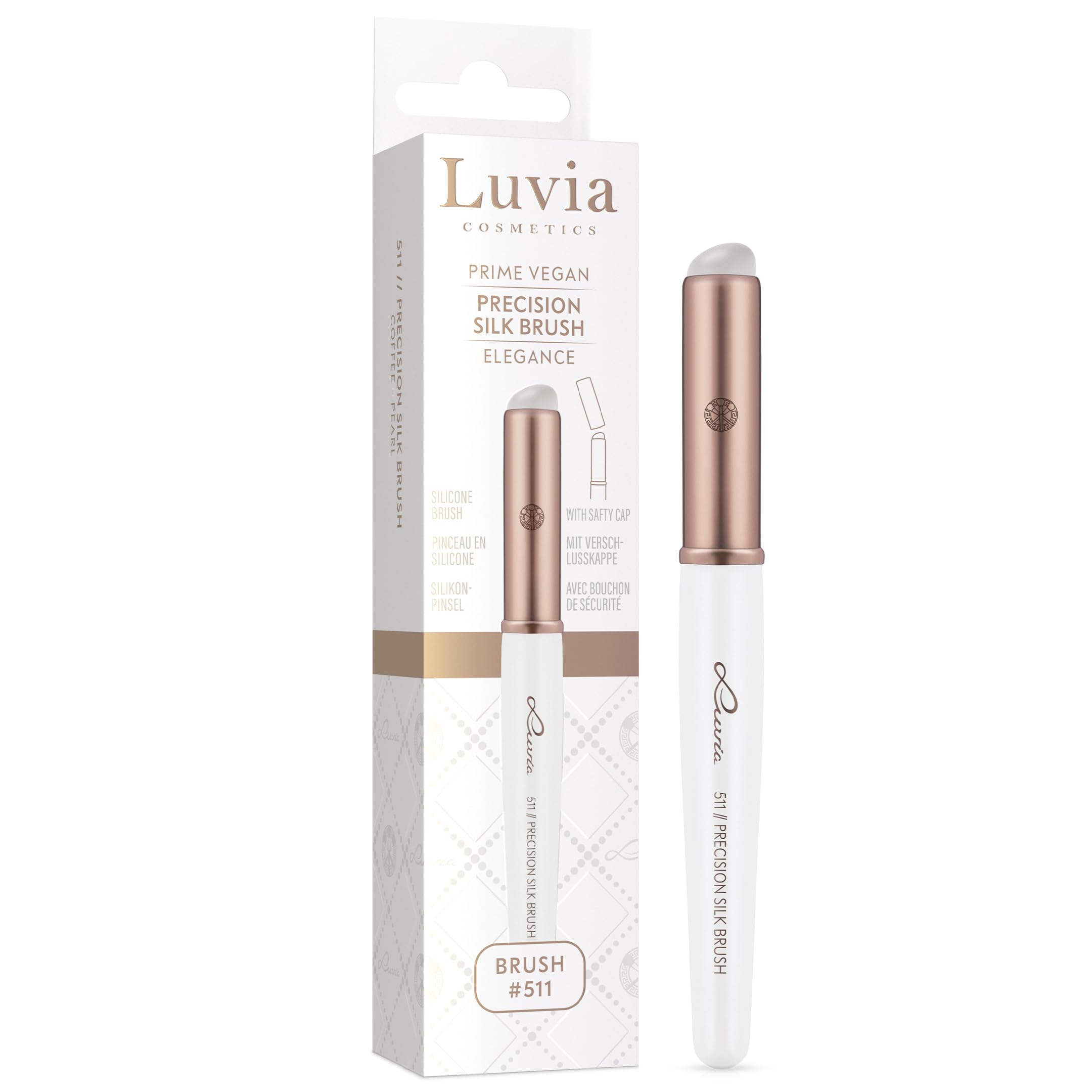 511 // Precision Silk Brush (Coffee/White)
